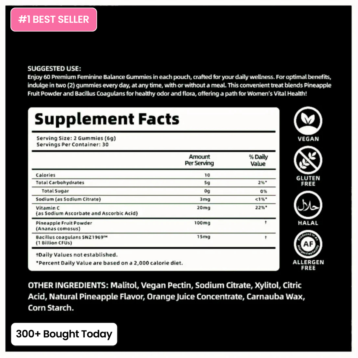 Confianza Íntima Natural en Gummies