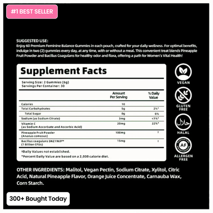Confianza Íntima Natural en Gummies