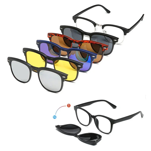 Gafas Magnéticas con Clip Polarizado