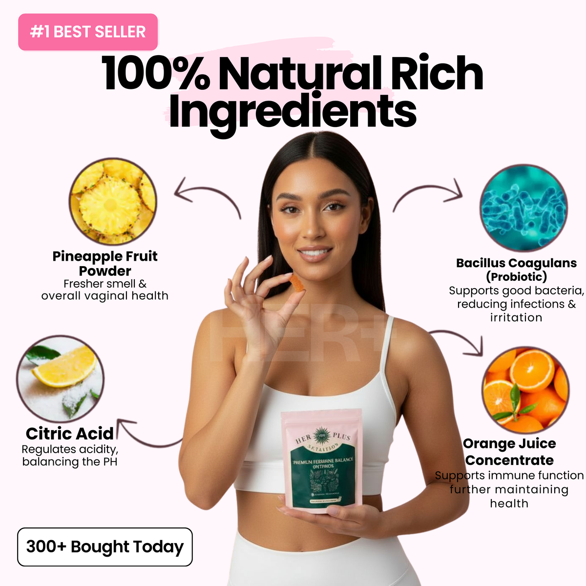 Confianza Íntima Natural en Gummies
